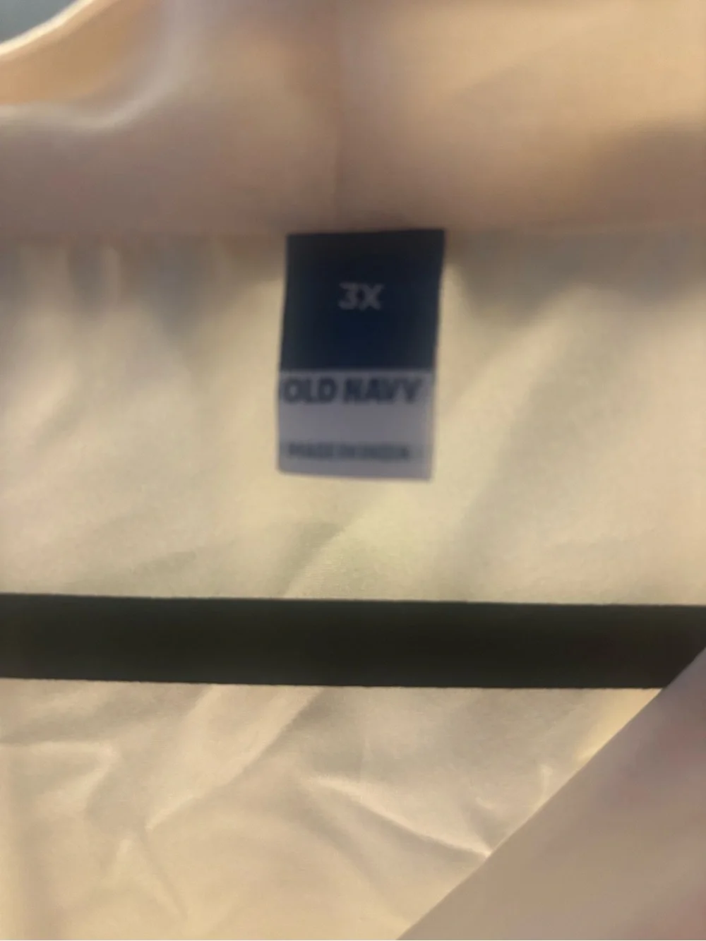 Old Navy Cream Wrap-Front Blouse